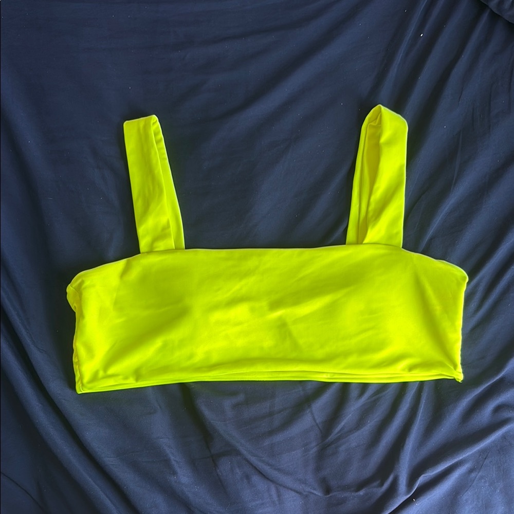 Neon Yellow Crop Top
